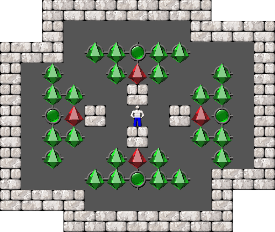 Sokoban Secundus gradus ad Olympo level 54